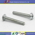 Zinc plated torx pan washer head machine