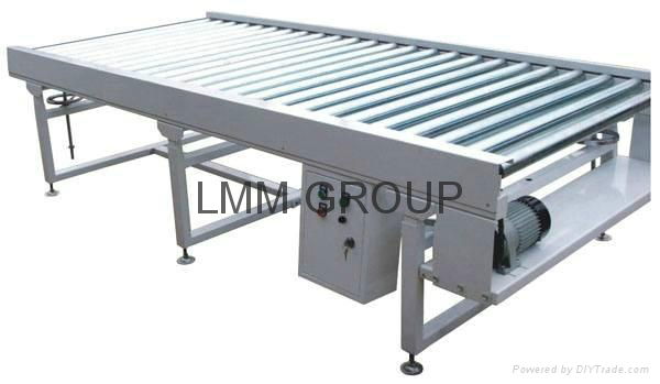 The transmission efficiency double strand roller conveyor