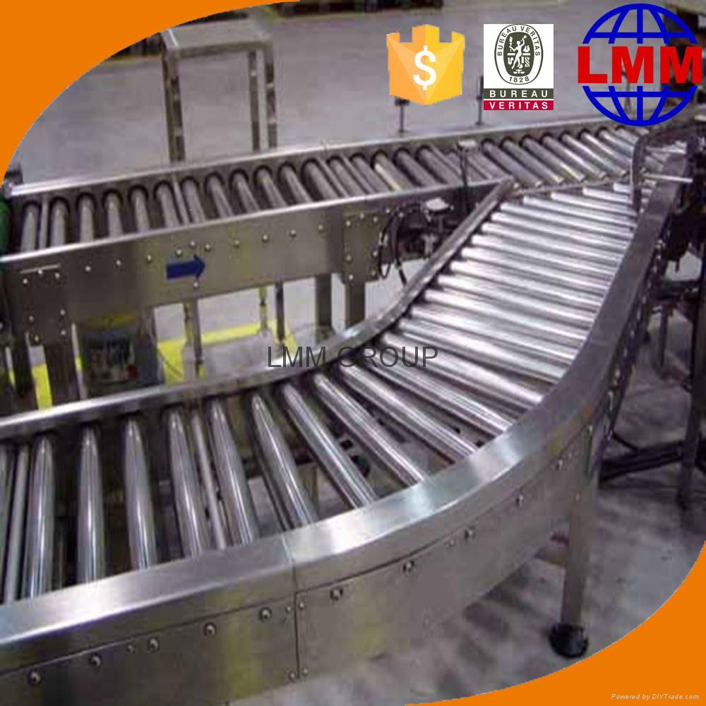 The transmission efficiency double strand roller conveyor 3