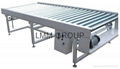 Energy conservation double strand roller conveyor