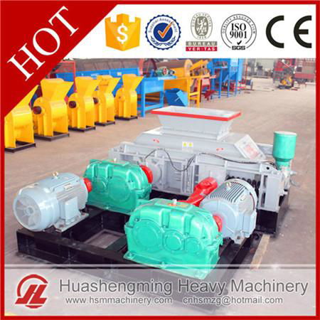HSM ore double roll crusher specification apply