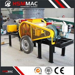 HSM ISO CE ore roller crusher working principle