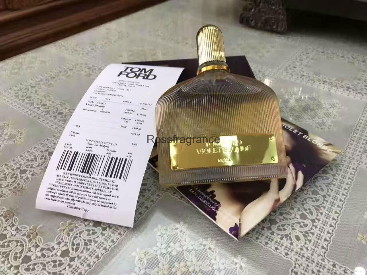 Hot sale Perfume crystal bottle Tom ford  perfume 100ml  3
