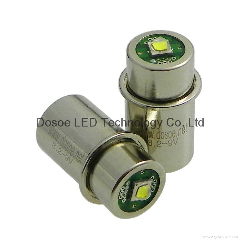 High power Upgraded LED bulb for 3 to 6 cell Maglite torch 4