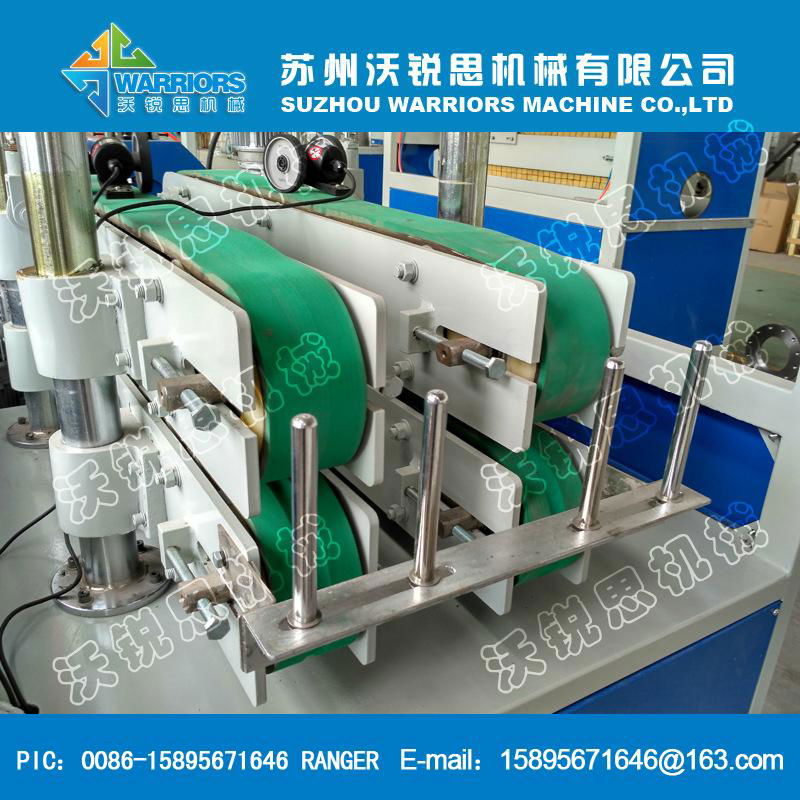 PVC Dual Pipe Production Line,threading pipe extrusion equipment 4