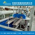 PVC Dual Pipe Production Line,threading pipe extrusion equipment 5