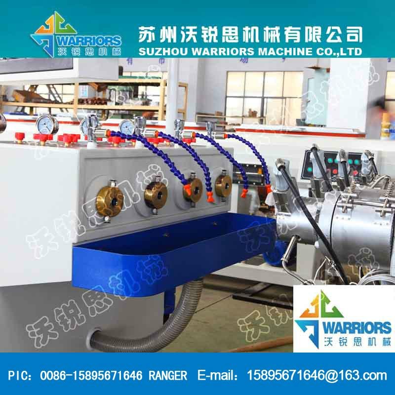 PVC 16-32 Four Pipe Production Line,threading pipe extrusion equipment 2