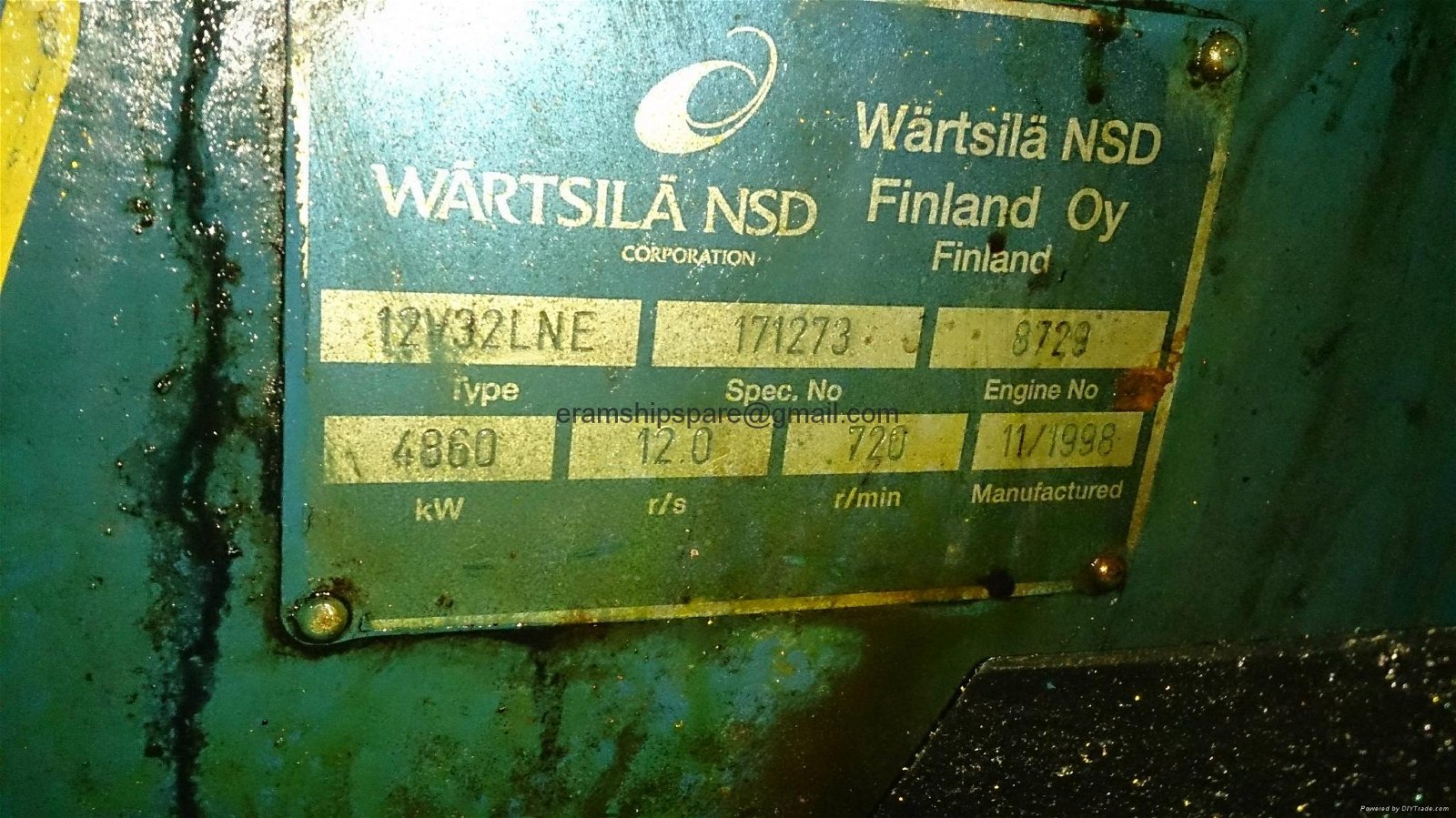 USED WARTSILA DIESEL ENGINE. 2
