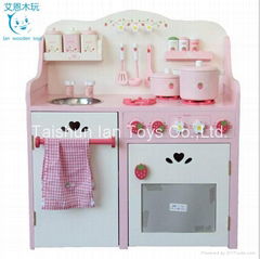 Pretend & Play Wooden Kitchen Playset for Kids