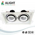  Recessed ceiling spotlight  indoor  halogen square cave double  4