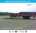 2 Axles 40FT Flat Bed Semi Trailer 2