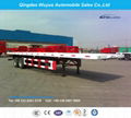 2 Axles 40FT Flat Bed Semi Trailer 3