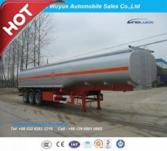 3 Axles 40000 Liters Fuel Tank Semi Trailer