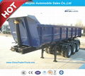 3 Axle 45cbm U Shape Dump Semitrailer or Dump Semi Truck Trailer 1