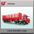 3 axle box cargo fence semi trailer 2