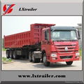 china 3 axle 45 cubic meters sand dump trailer good price 5