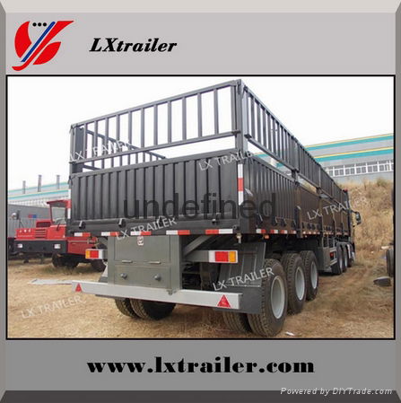 china Liangshan fence semi-trailer 40 ton lowbed semi trailer