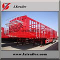 china Liangshan fence semi-trailer 40 ton lowbed semi trailer 3