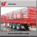 china Liangshan fence semi-trailer 40 ton lowbed semi trailer 4