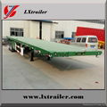 High quality 3 axle tractor truck use 40ft container flatbed semi trailers 2