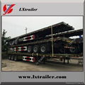 High quality 3 axle tractor truck use 40ft container flatbed semi trailers 3