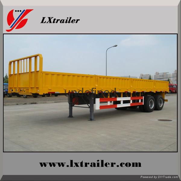 China factory sale 3 Axle Side Wall Semi Trailer Truck Sale 3