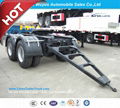 Tandem Axle Semi Trailer Dolly for Over Heavy Duty Lowboy or Faltbed Trailer Dol 1