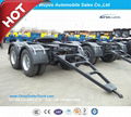 Tandem Axle Semi Trailer Dolly for Over Heavy Duty Lowboy or Faltbed Trailer Dol 4