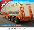 3 Axle 80 Ton Lowbed Semitrailer or Lowbed Semi Truck Trailer 3