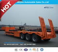 3 Axle 80 Ton Lowbed Semitrailer or Lowbed Semi Truck Trailer 4