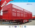 Livestock or Animals Transport Truck Semitrailer or Fence Semi Truck Trailer 4