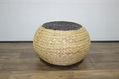 WATER HYACINTH ROUND STOOL 1