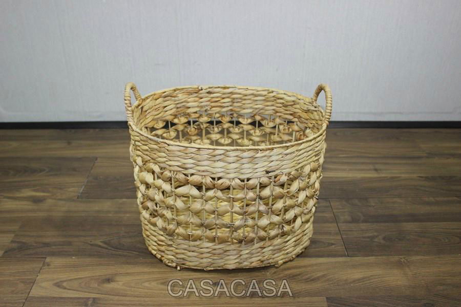 Set of 3 oval water hyacinth baskets SD7992A/3NA