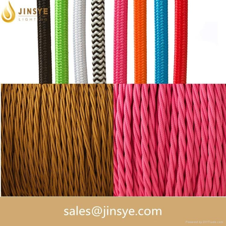Cotton electrical wire colors fabric aluminum electrical cable