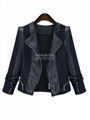 Fashion Women Black Jacket Outerwear 1