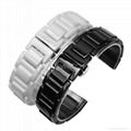Hot selling 2017 deployment clasp 22mm ceramic watch bands for gear s3 1