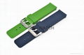 Fashionable clasp silicone double watchbands 2