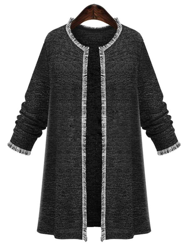 Women Fashion Cardigan Long Sleeve Coat 4