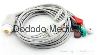 Mindry ECG trunk  Cable with 5 lead wire 