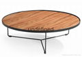 MS-3389 SHIMING Furniture modern round (MDF) top classic coffee table  5