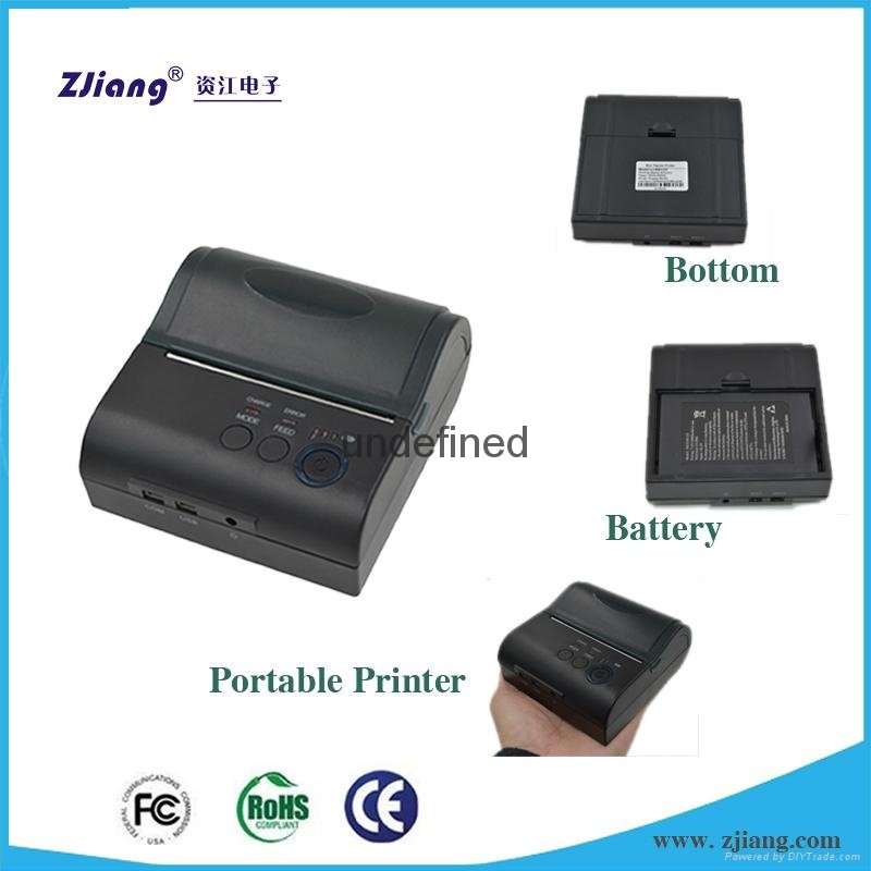 Portable 80mm android bluetooth thermal printer  4