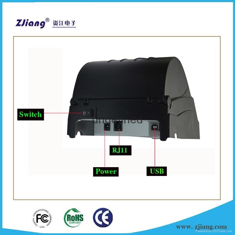 Hot Sale ZJ-5870 USB port 58mm table printer  4