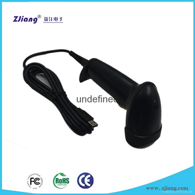 1D Barcode Scanner Laser USB port from factory 4