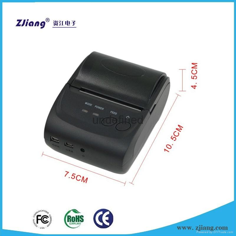 Hot sale MINI 2inch thermal bluetooth for Zijiang 5802 4