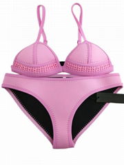 Pink Sexy Women Bikini Set