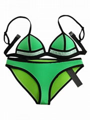 Green Sexy Women Bikini Set