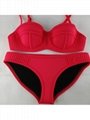 Sexy Red Bikini Set Swimwear 3