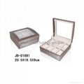 Wholesale Luxury PU Leather Jewelry Strorage Boxes custom Watch Box 2