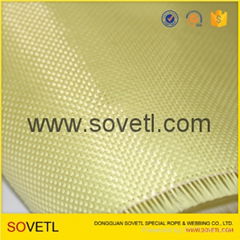 Kevlar webbing for bridge bearing