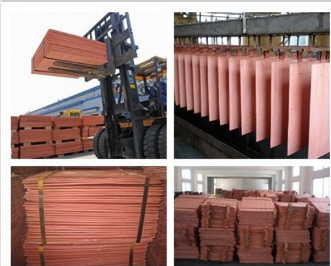 Electrolytic Copper Cathodes 99.99%-99.97% min